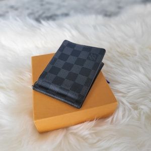 Louis Vuitton DAMIER GRAPHITE Men's wallet money clip